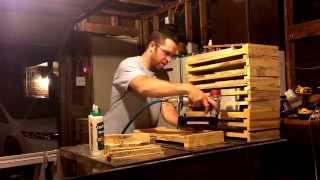 How to Build Langstroth Five Frame Migratory Beehive Cover [upl. by Noramac419]