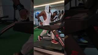 running the treadmill top speed 🤯 how fast can you go motivation youtubeshorts treadmill [upl. by Nohsed]