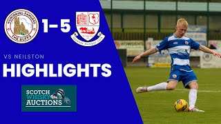 HIGHLIGHTS Kilwinning Rangers 15 Neilston [upl. by Aztiley453]