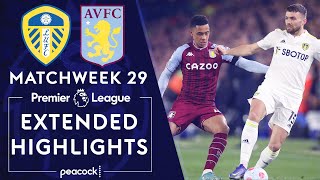 Aston Villa v Leeds United  PREMIER LEAGUE HIGHLIGHTS  3102022  NBC Sports [upl. by Glennis305]