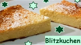 Blitzkuchen Quarkkuchen ohne Boden in 10 Minuten bereit für den Ofen Curd cake without a bottom [upl. by Marinelli]