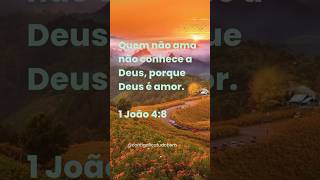 Quem não ama não conhece a Deus porque Deus é amor1 João 48 [upl. by Serrano]