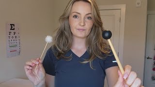 ASMR 40 Minute Cranial Nerve Exam with Sensory Testing for people who need sleep 😴 [upl. by Llehcam205]