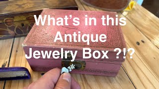 Searching estate sale Jewelry boxes we found gold today [upl. by Heiner]