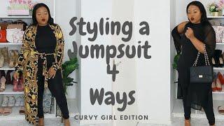 STYLING A JUMPSUIT4 OUTFIT IDEAS HOW TO STYLE A JUMPSUIT [upl. by Eohce]