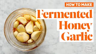 How to Make Fermented Honey Garlic [upl. by Abocaj357]