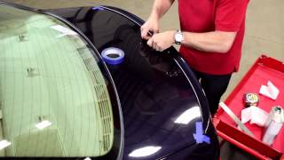 Installing a prepainted trunk lip spoiler on a BMW [upl. by Clemence]