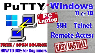 How to Install PuTTY on Windows 11 [upl. by Maudie]