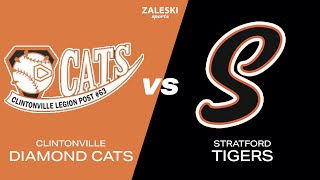 Clintonville vs Stratford  2024 Legion Regional Baseball [upl. by Mosi]