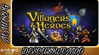 Villagers and Heroes En EspañolGENIAL MMORPG SIN AUTO QUESTING [upl. by Westerfield875]