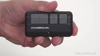 How to Program Chamberlains 950ESTD and 953ESTD Remote Controls to a Garage Door Opener [upl. by Eirahs]