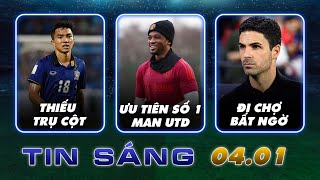 TIN SÁNG 41  SAO MAN UTD TỪ CHỐI DỰ AFCON THÁI LAN LOẠI DANGDA amp CHANATHIP ARSENAL GÂY SỐC [upl. by Ixela]