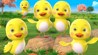 Five Little Ducks  Kids Songs  Beep Beep Nursery Rhymes [upl. by Dnumsed571]