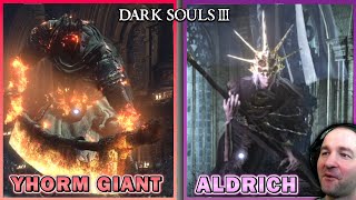 Aldrich And Yhorm The Giant  Dark Souls 3  Part 9 [upl. by Bendix]