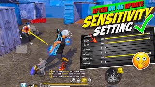 Best Sensitivity Setting For Headshot After Update⚙️ 2GB  3GB  4GB  6GB  8GB RAM  FREE FIRE [upl. by Seroka228]