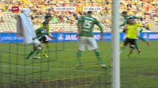 Young Boys  StGallen 10 15122013 [upl. by Sherye450]