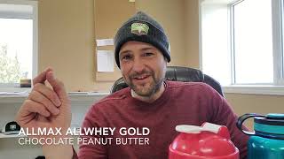 Review Allmax AllWhey Gold Chocolate Peanut Butter [upl. by Ruamaj908]