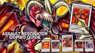 RED DRAGON ARCHFIEND Deck Assault Resonator Combo Guide vs Meta Decks  Yugioh Master Duel [upl. by Jamison]