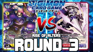 ShinMonzaemon VS ChaosGallantmon  Digimon Card Game RB01 vs EX04 Rise of Alters ROUND 3 [upl. by Aiello47]