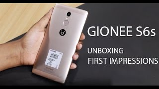 Gionee S6s  Unboxing amp First Look  Hands on  Price [upl. by Nosneh72]