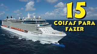 15 COISAS PARA FAZER NOS MAIORES NAVIOS DE CRUZEIRO DE LUXO DO MUNDO  MEDITERRÂNEO Viaje Por Conta [upl. by Husein]