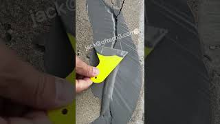 Polyurethane Waterproof Coating is able to cover roof cracks [upl. by Hiltner]