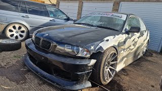 E46 V8 Swap EP 2 ENGINE FIT and NEW BRAKE LINES [upl. by Janel794]