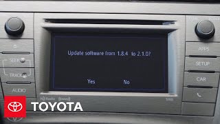 Entune® HowTo Updating Your Entune® System 210  Toyota [upl. by Feola387]