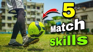 Top 5 Ronaldo Football Skills will Make You Good Player [upl. by Drahnreb354]