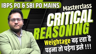 Critical Reasoning Complete in One Video  Critical Reasoning One Shot  Critical Reasoning Harshal [upl. by Bone]