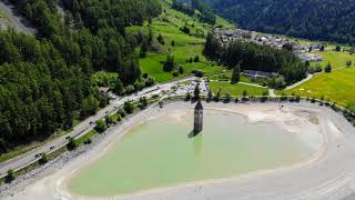 Lago di Resia  Reschensee  4K [upl. by Akeit]