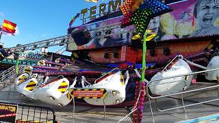 Terminator Matterhorn Blackheath Common Funfair 2022 funfair fairground [upl. by Nowad265]