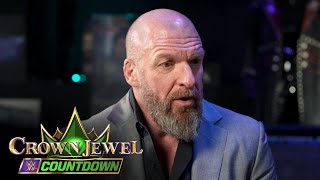 Triple H sets the stage for historic Crown Jewel Title Matches Crown Jewel 2024 highlights [upl. by Arty]