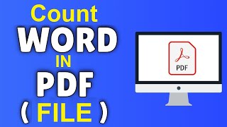 How To Count Words amp Characters in PDF File 2022  PDF File में Words और Character Count कैसे करें [upl. by Nohcim965]