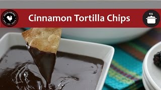 Cinnamon Tortilla Chips Recipe  Quick and Easy [upl. by Ailalue577]