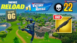 Fortnite Reload  High Kill Solo vs Duos OG Gameplay Keyboard amp Mouse [upl. by Atilef]