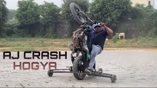 How wheelie machine works  how to do safe wheelie  shekharstunts [upl. by Oht339]