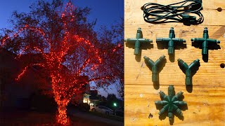 Professionally Wrap A Tree Christmas Lights Install 2024 [upl. by Daveda]