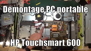 Comment démonter un PC portable toutenun HP Touchsmart 600 [upl. by Laise]