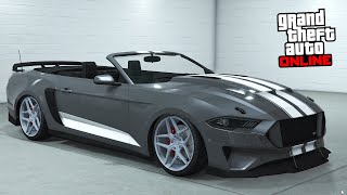 GTA 5 Online  Vapid Dominator GT Ford Mustang GT Convertible  DLC Vehicle Customization [upl. by Dlonyar806]