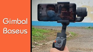 ¡La estabilización que necesitan tus vídeos  Gimbal Baseus 👀🤩  Review en español [upl. by Redla]