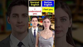 Normal English vs Native English  Learning English vocabulary english [upl. by Ribaj]