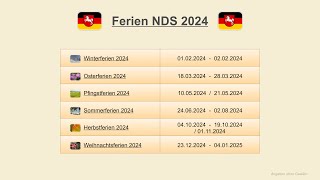 Ferien NDS 2024 [upl. by Aihsi]