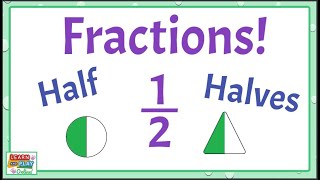 Fractions for Kids HalfHalves WORKSHEET INCLUDED [upl. by Merfe853]