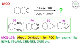 MCQ179 About Oxidation by Pyridinium Chlorochromate PCC by Dr Tanmoy Biswas [upl. by Acirederf]