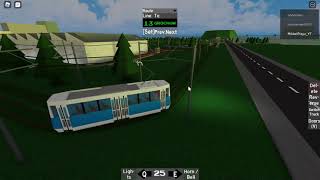 Roblox etransport  Line 13  Shortest tram in the game [upl. by Marucci]