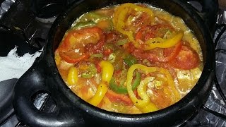 Moqueca de Frango feito panela de barro [upl. by Sellers272]