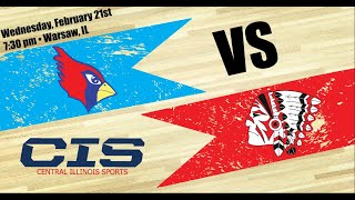 Pleasant Plains vs Pittsfield  High School Boys Basketball [upl. by Elleral]