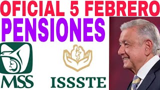 🥊5 FEBRERO INICIA PENSIÓN ISSSTE NUEVA INFORMACIÓN PENSIONADOS Y JUBILADOS 2024♥️ [upl. by Enal]