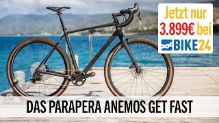 Parapera Anemos GET FAST 2024  Campagnolo Levante Carbon EKAR 1x 13 Schaltung Gelegenheit bike24 [upl. by Vharat]